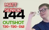 Matt was senior with a 144 finish